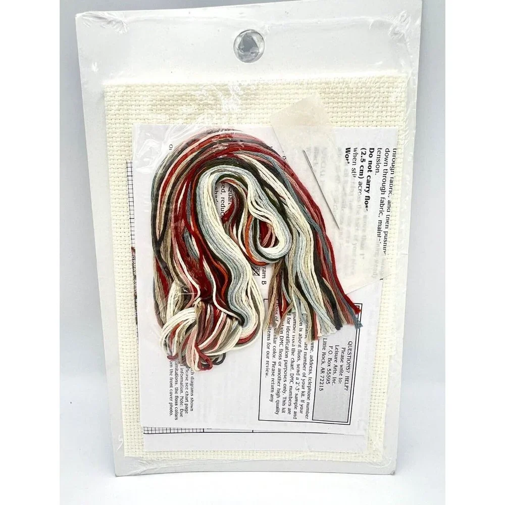 Leisure Arts Cross Stitch Kit When I See the Miracle 305256 NEW Coastal Beach - Picture 3 of 3